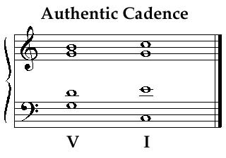 Authentic cadence